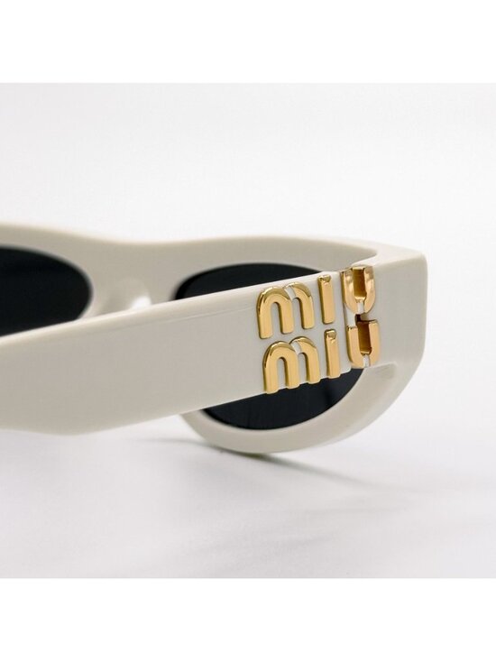 NEW MIU MIU SUNGLASSES MU07ZS 1425S0 WHITE MU 07ZS 1425S0 WOMEN SMU 07Z 1425S0 main image 6